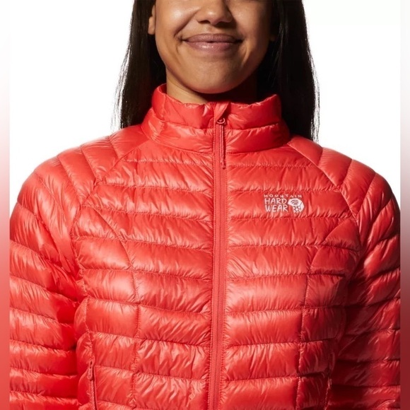 Mountain Hard Wear Nikwax Hydrophobic Down Jacket Size XS Red Ghost Whisperer - Picture 2 of 12